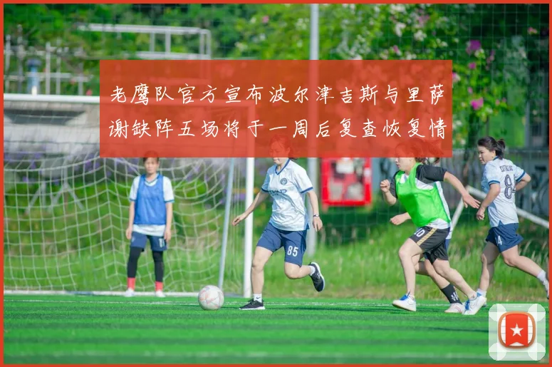 老鹰队官方宣布波尔津吉斯与里萨谢缺阵五场将于一周后复查恢复情况