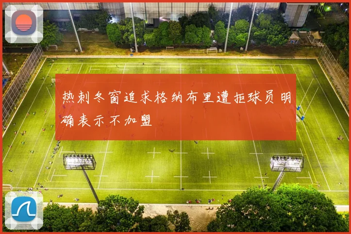 热刺冬窗追求格纳布里遭拒球员明确表示不加盟