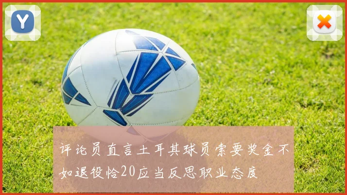 评论员直言土耳其球员索要奖金不如退役恰20应当反思职业态度