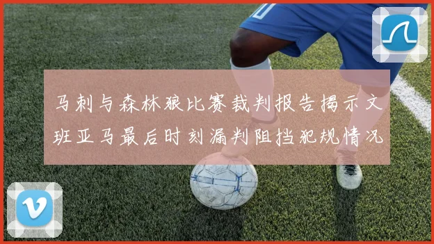 马刺与森林狼比赛裁判报告揭示文班亚马最后时刻漏判阻挡犯规情况